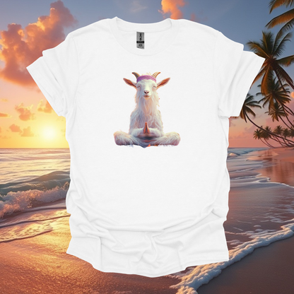 Goat  Yoga. Unisex Softstyle T-Shirt - Perfect for Yoga Lovers