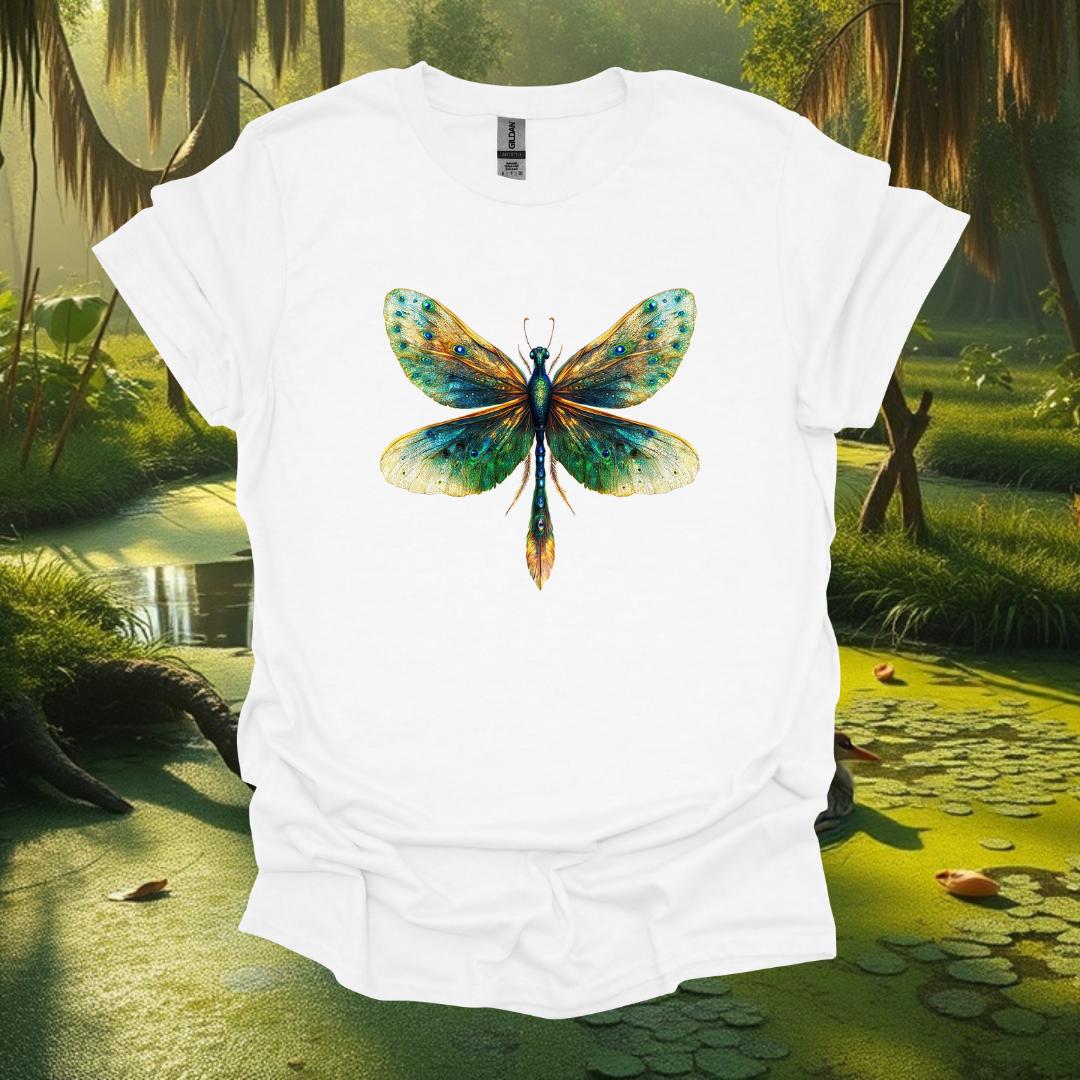 Dragon fly fusion Unisex Softstyle T-Shirt - Nature-Inspired Apparel for Eco-Lovers