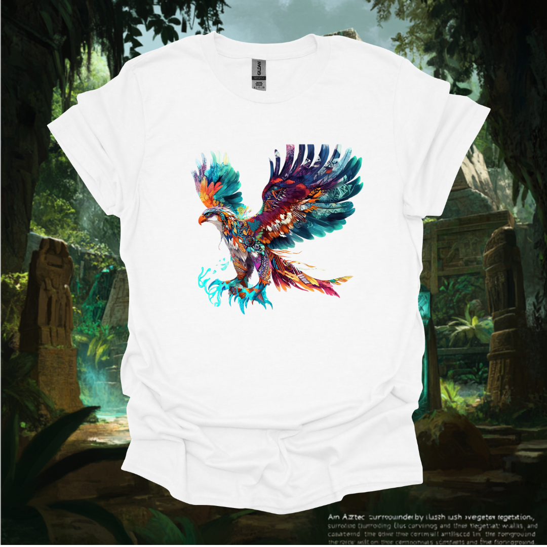 Colorful Eagle Graphic Unisex Softstyle T-Shirt