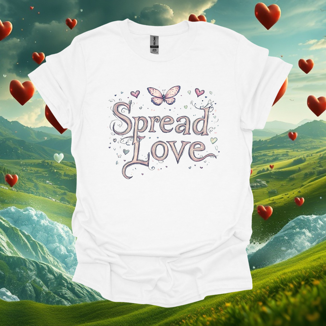 Spread Love Unisex Softstyle T-Shirt - Eco-Friendly Casual Wear