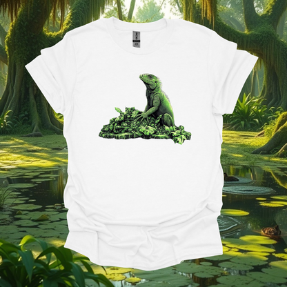 Green Dinosaur Graphic Unisex Softstyle T-Shirt - Trendy & Eco-Friendly