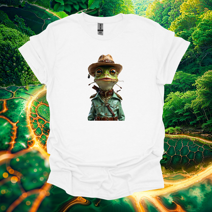 Sir. Frog Unisex Softstyle T-Shirt | Fun Outdoor Graphic Tee for Nature Lovers