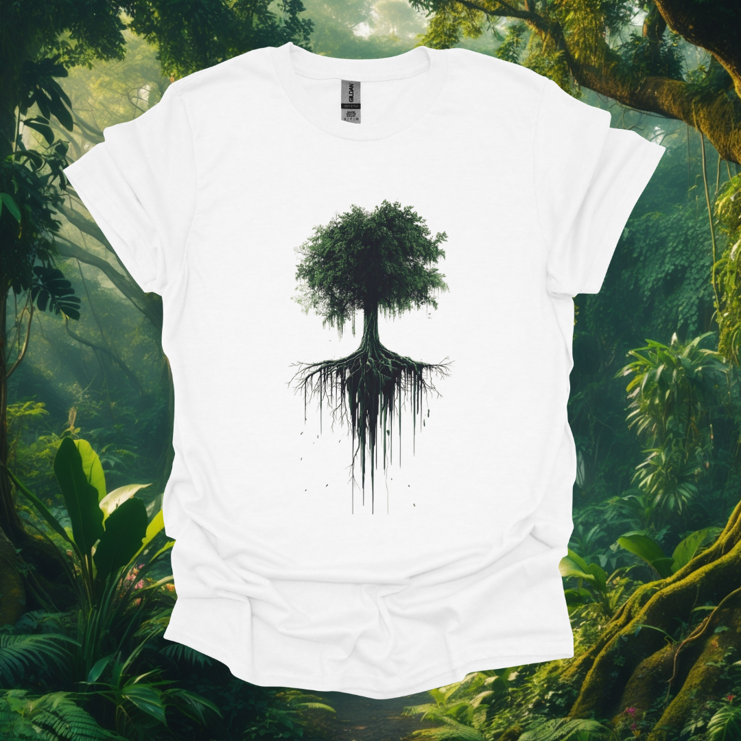 Eco-Inspired Unisex Softstyle T-Shirt with Tree Design