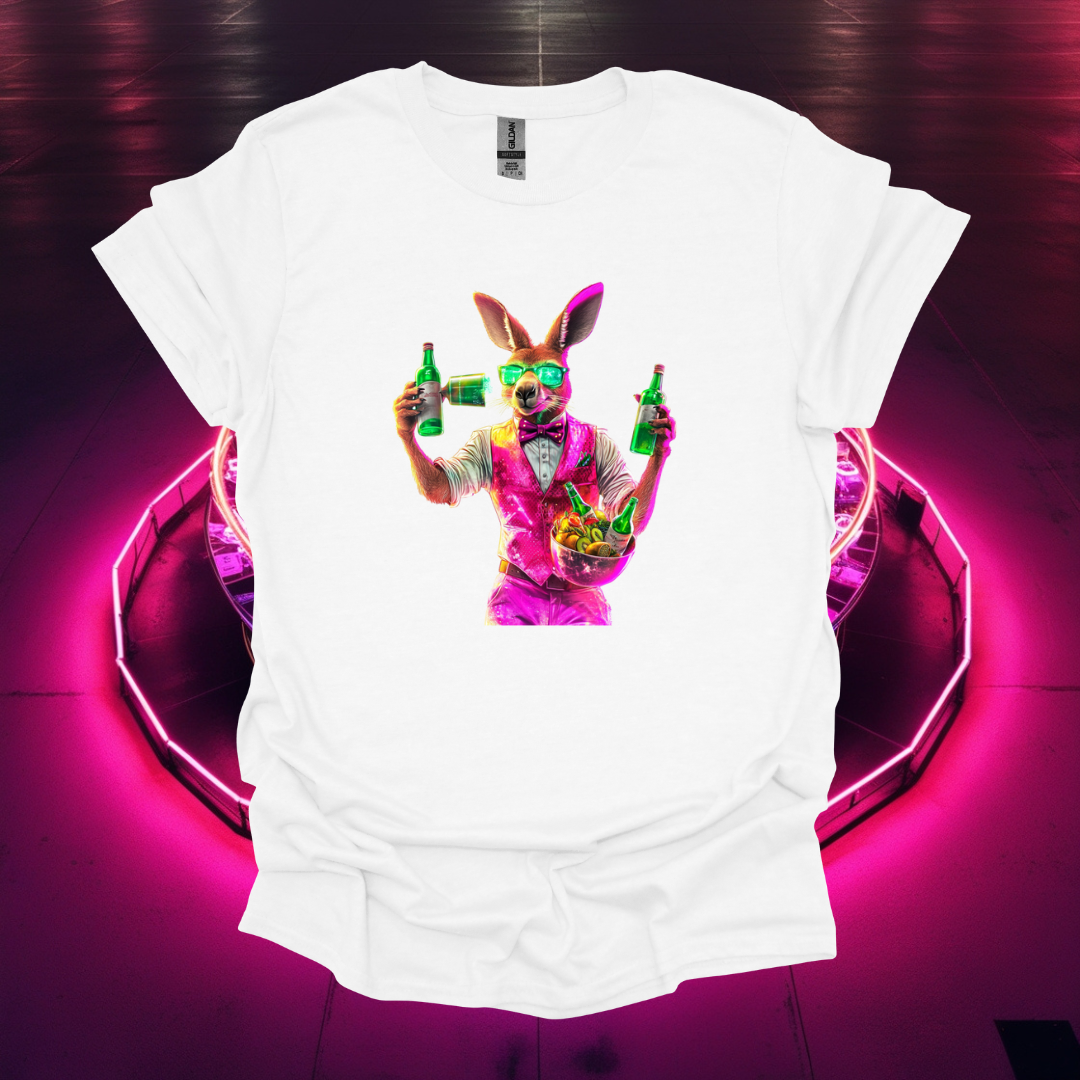 Party Bunny T-Shirt - Unisex Softstyle Tee for Fun Celebrations