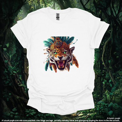 Vibrant Leopard Graphic Unisex Softstyle T-Shirt