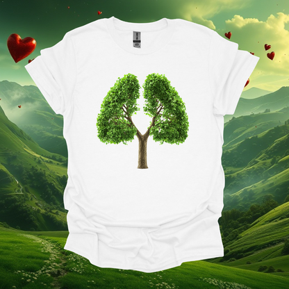 Breath Tree Design Unisex Softstyle T-Shirt