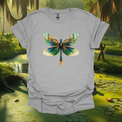 Dragon fly fusion Unisex Softstyle T-Shirt - Nature-Inspired Apparel for Eco-Lovers