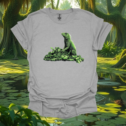 Green Dinosaur Graphic Unisex Softstyle T-Shirt - Trendy & Eco-Friendly