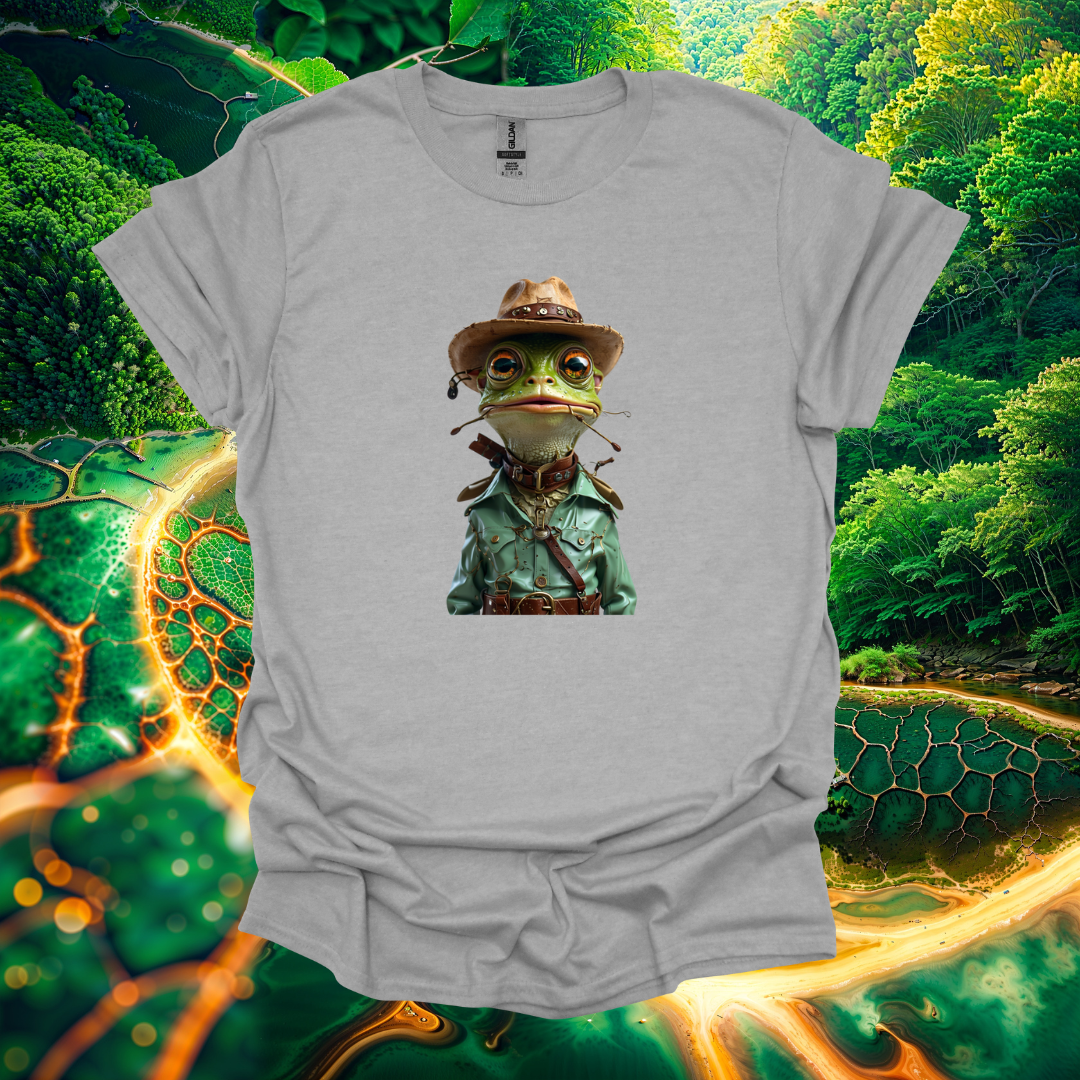 Sir. Frog Unisex Softstyle T-Shirt | Fun Outdoor Graphic Tee for Nature Lovers