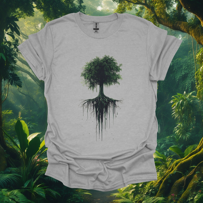 Eco-Inspired Unisex Softstyle T-Shirt with Tree Design