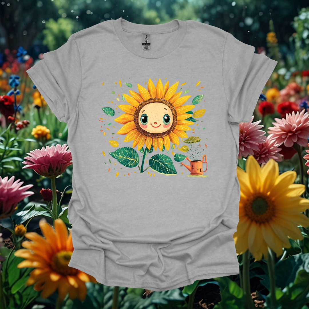 Cute Sunflower Unisex T-Shirt - Perfect for Nature Lovers and Garden Enthusiasts