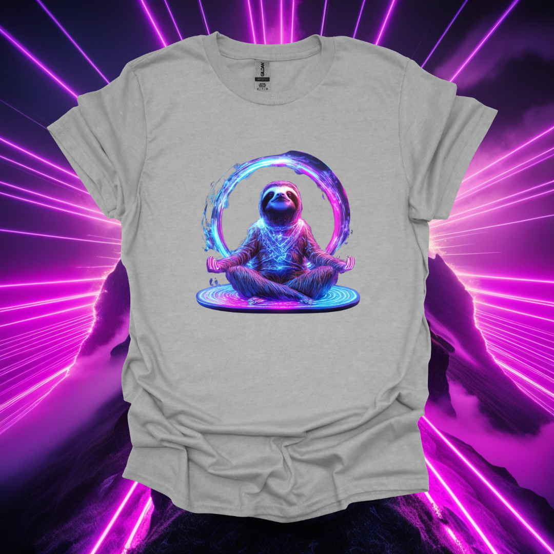 Chill Sloth Meditation Unisex Softstyle T-Shirt