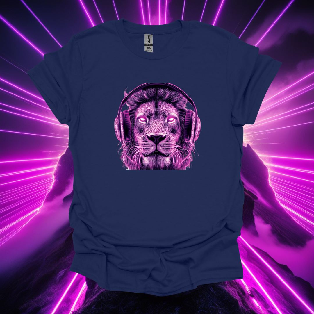 Lion Beats Unisex Softstyle T-Shirt | Music Lover Gift