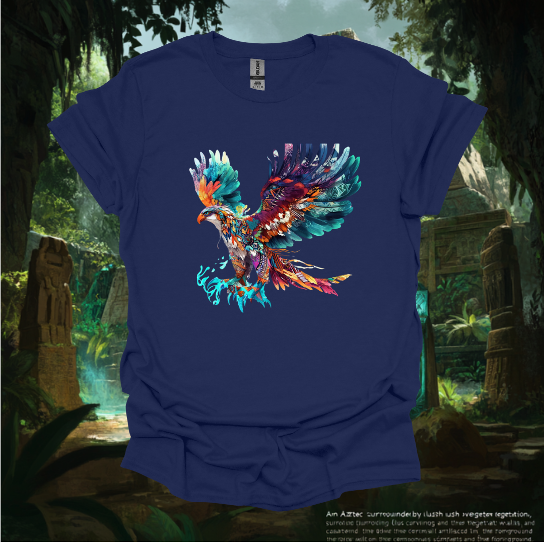 Colorful Eagle Graphic Unisex Softstyle T-Shirt