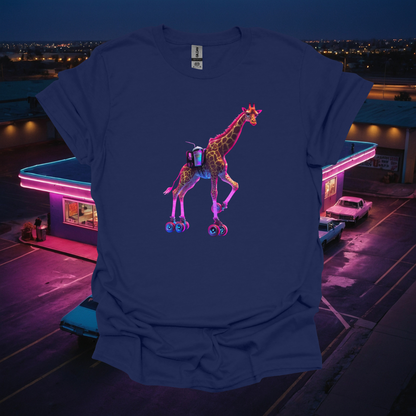 Waitress Giraffe Graphic T-Shirt - Fun & Quirky Unisex Tee