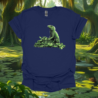 Green Dinosaur Graphic Unisex Softstyle T-Shirt - Trendy & Eco-Friendly