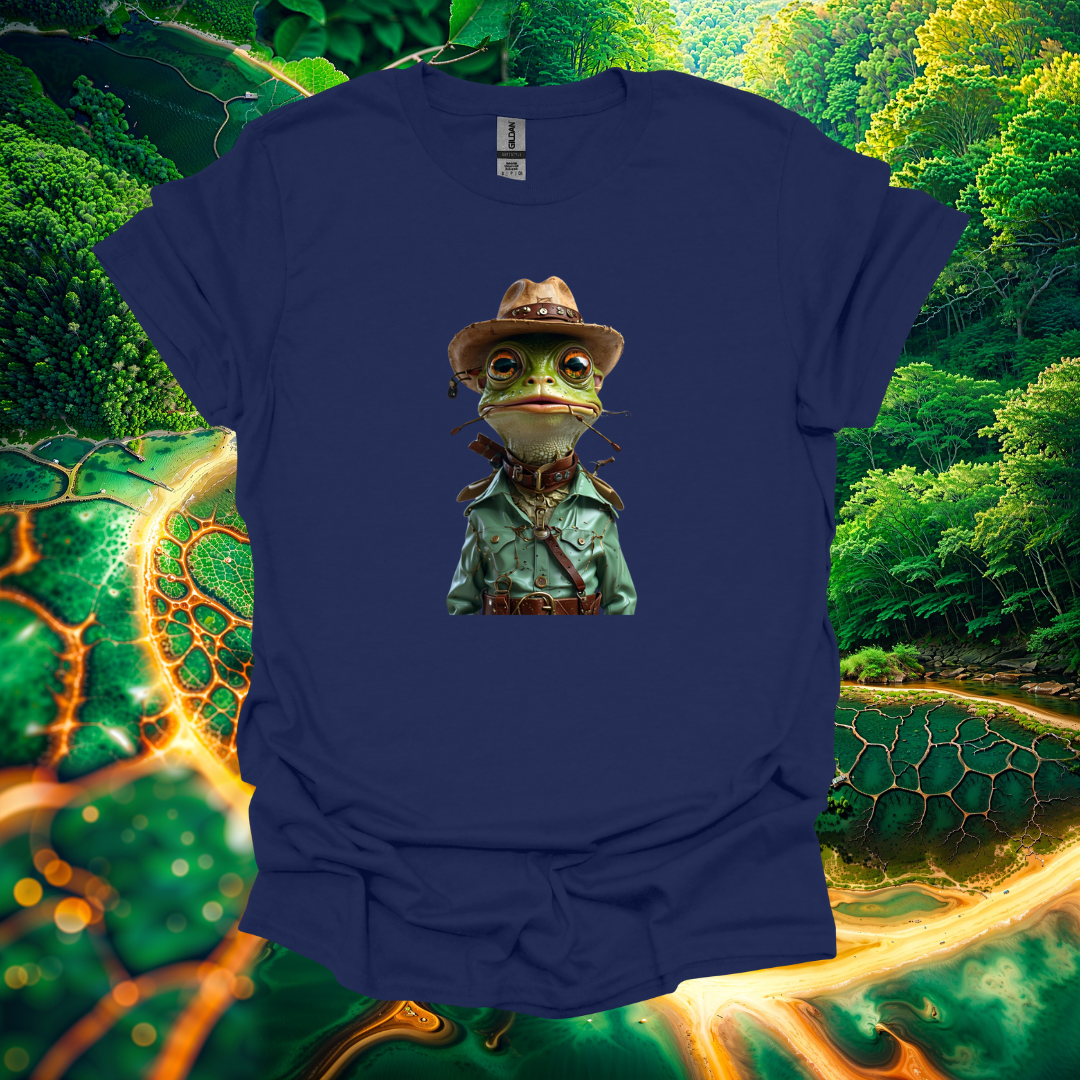 Sir. Frog Unisex Softstyle T-Shirt | Fun Outdoor Graphic Tee for Nature Lovers