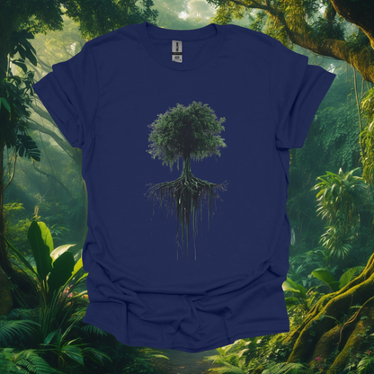 Eco-Inspired Unisex Softstyle T-Shirt with Tree Design