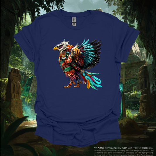 Vibrant Aztec Eagle Graphic Unisex Softstyle T-Shirt