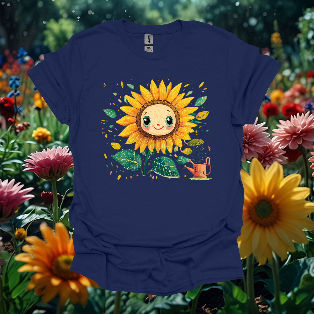 Cute Sunflower Unisex T-Shirt - Perfect for Nature Lovers and Garden Enthusiasts