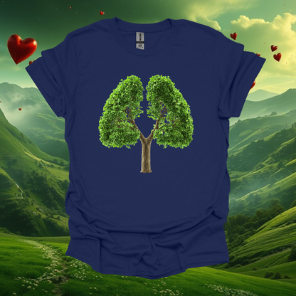 Breath Tree Design Unisex Softstyle T-Shirt