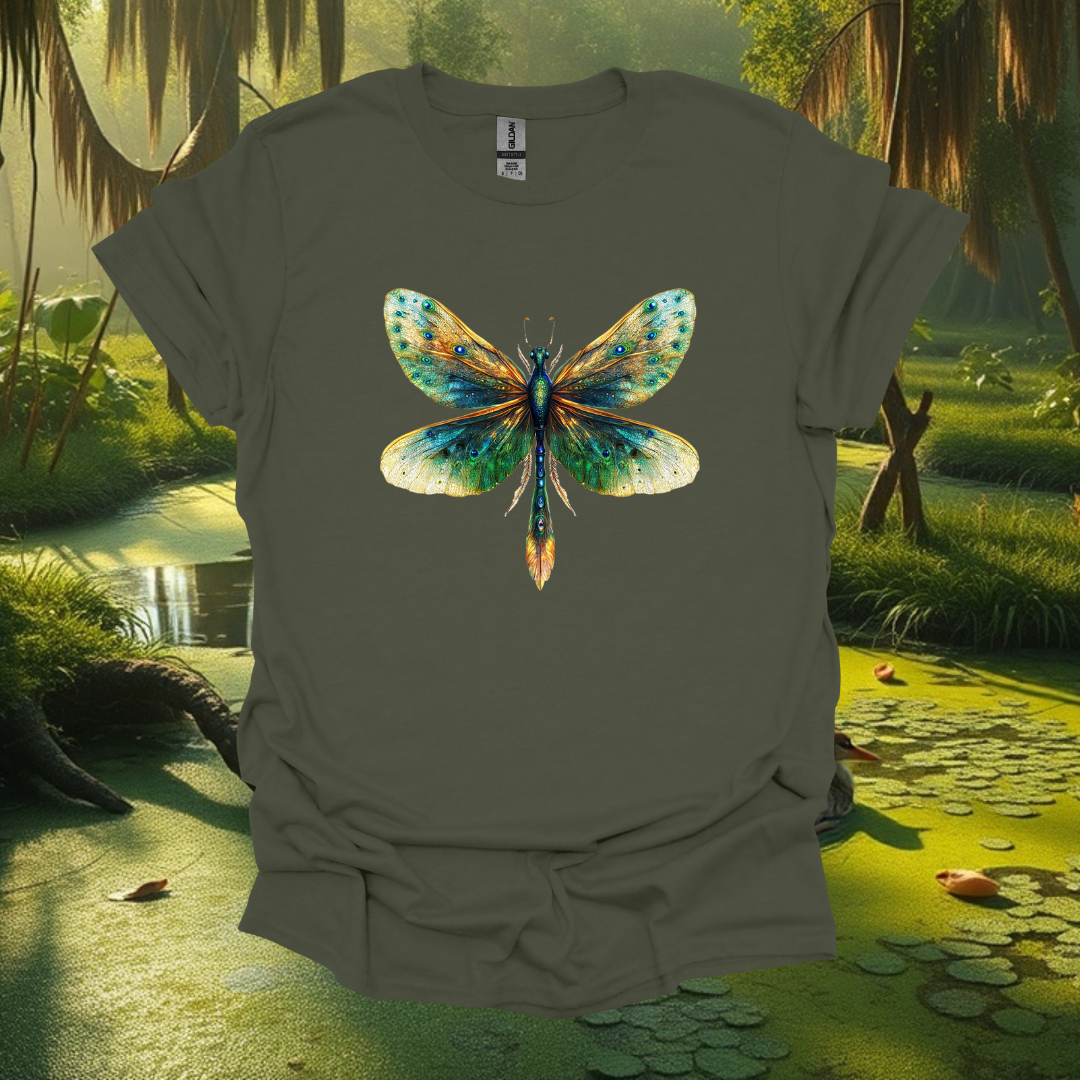 Dragon fly fusion Unisex Softstyle T-Shirt - Nature-Inspired Apparel for Eco-Lovers