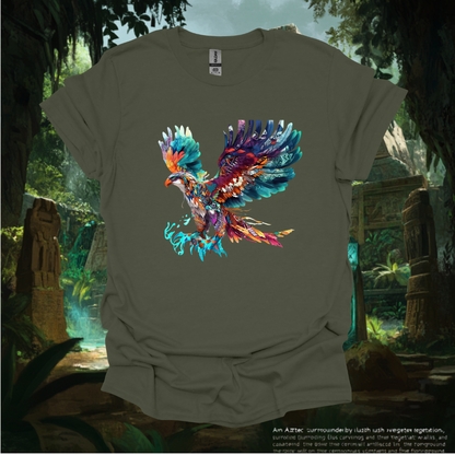 Colorful Eagle Graphic Unisex Softstyle T-Shirt