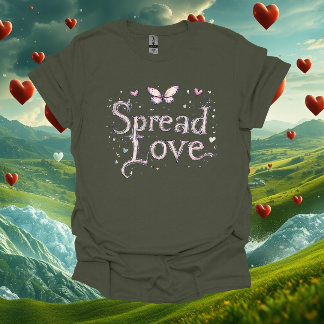 Spread Love Unisex Softstyle T-Shirt - Eco-Friendly Casual Wear