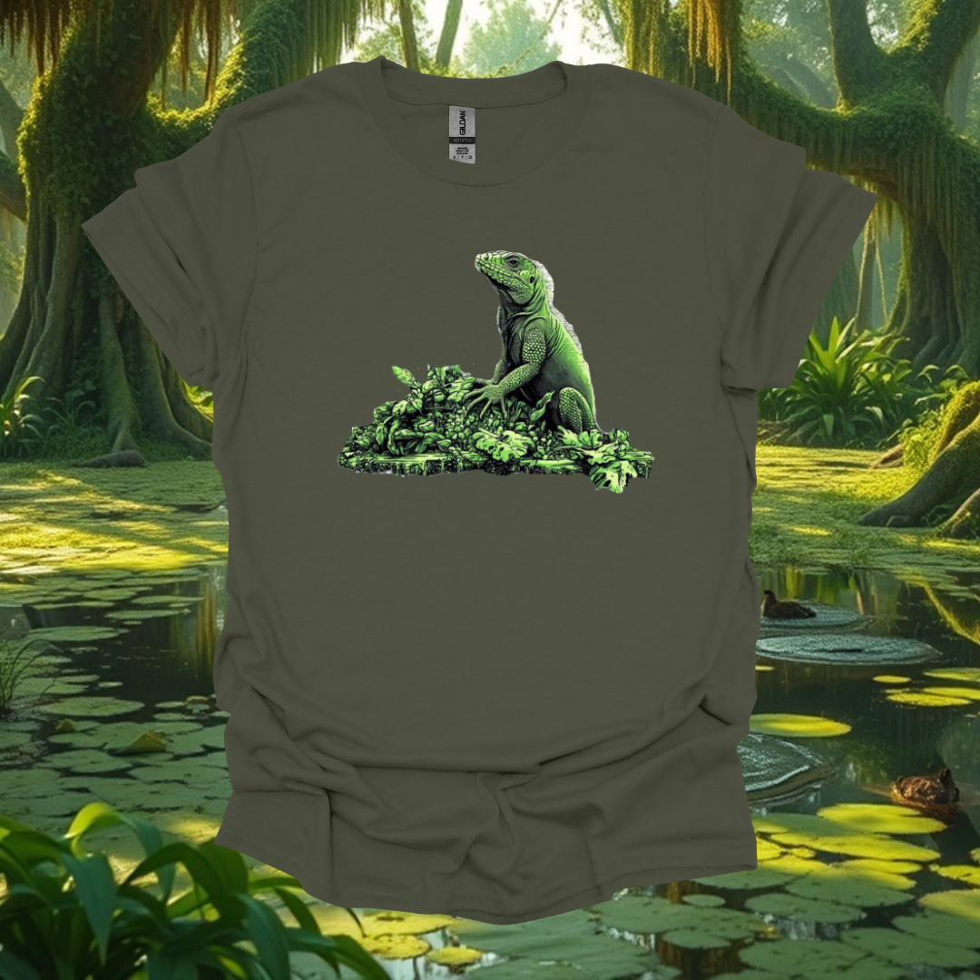 Green Dinosaur Graphic Unisex Softstyle T-Shirt - Trendy & Eco-Friendly