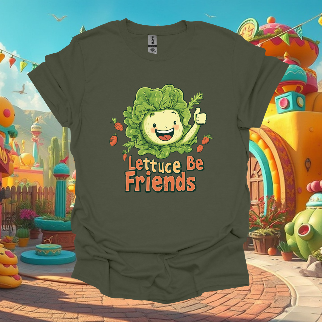 Let'tuce Be Friends' Unisex Softstyle T-Shirt