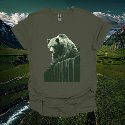 Grizzly Bear Graphic Unisex Softstyle T-Shirt