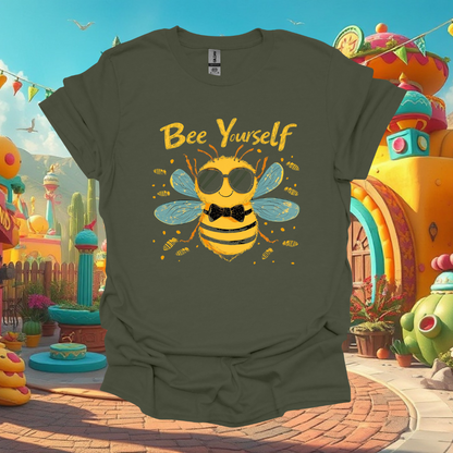 Bee Yourself Unisex Softstyle T-Shirt - Cute Bee Graphic Tee