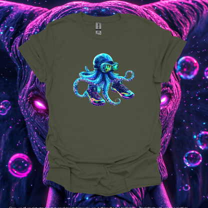 Octopilot  Graphic Unisex Softstyle T-Shirt for Beach Lovers