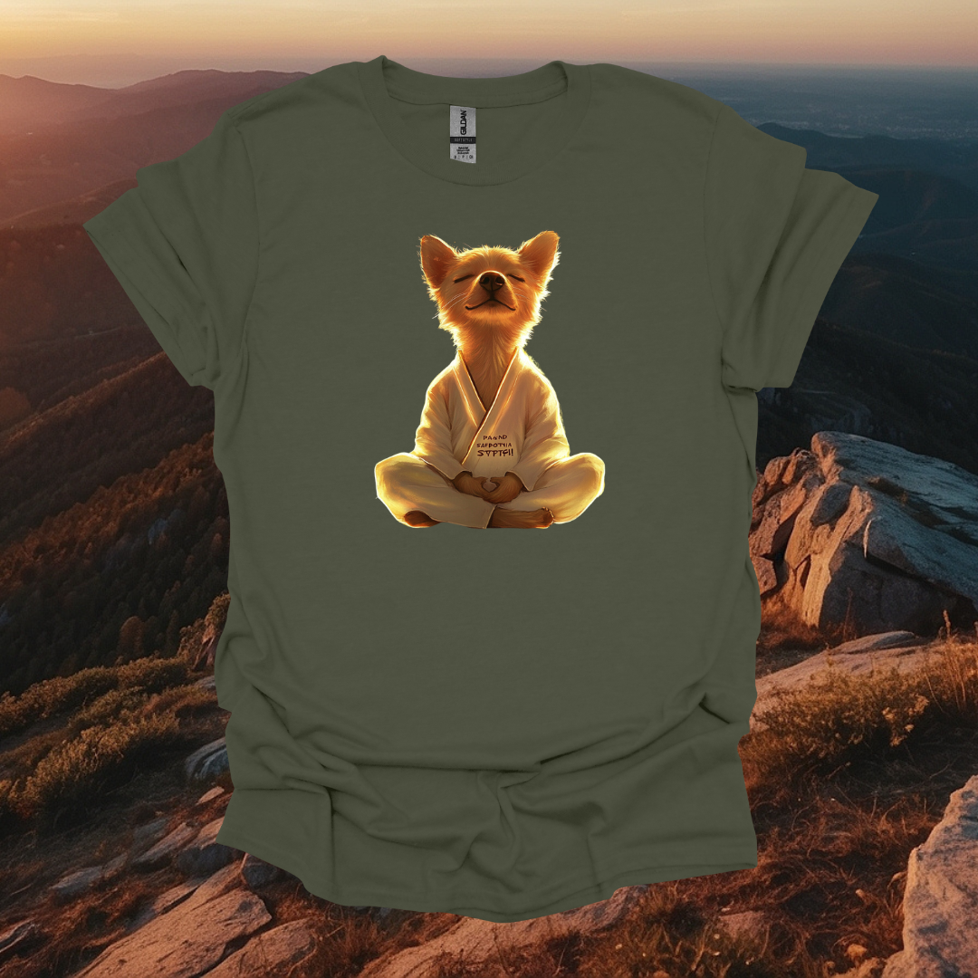 Master, Pupp Unisex Softstyle T-Shirt - Cute Pet Meditation Tee