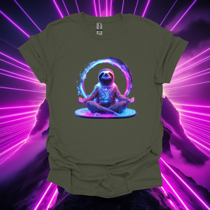 Chill Sloth Meditation Unisex Softstyle T-Shirt