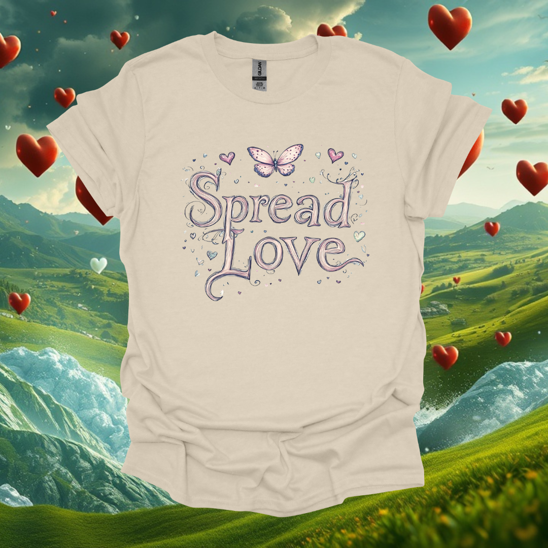 Spread Love Unisex Softstyle T-Shirt - Eco-Friendly Casual Wear