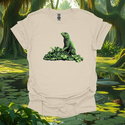 Green Dinosaur Graphic Unisex Softstyle T-Shirt - Trendy & Eco-Friendly