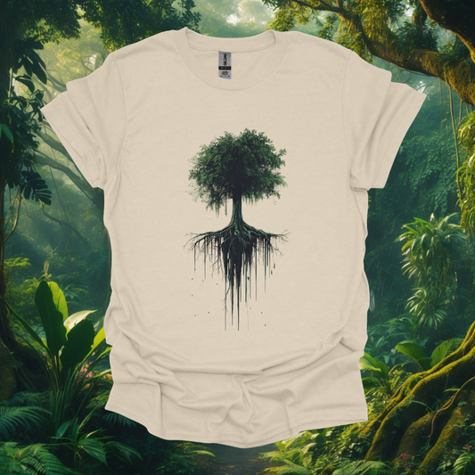 Eco-Inspired Unisex Softstyle T-Shirt with Tree Design