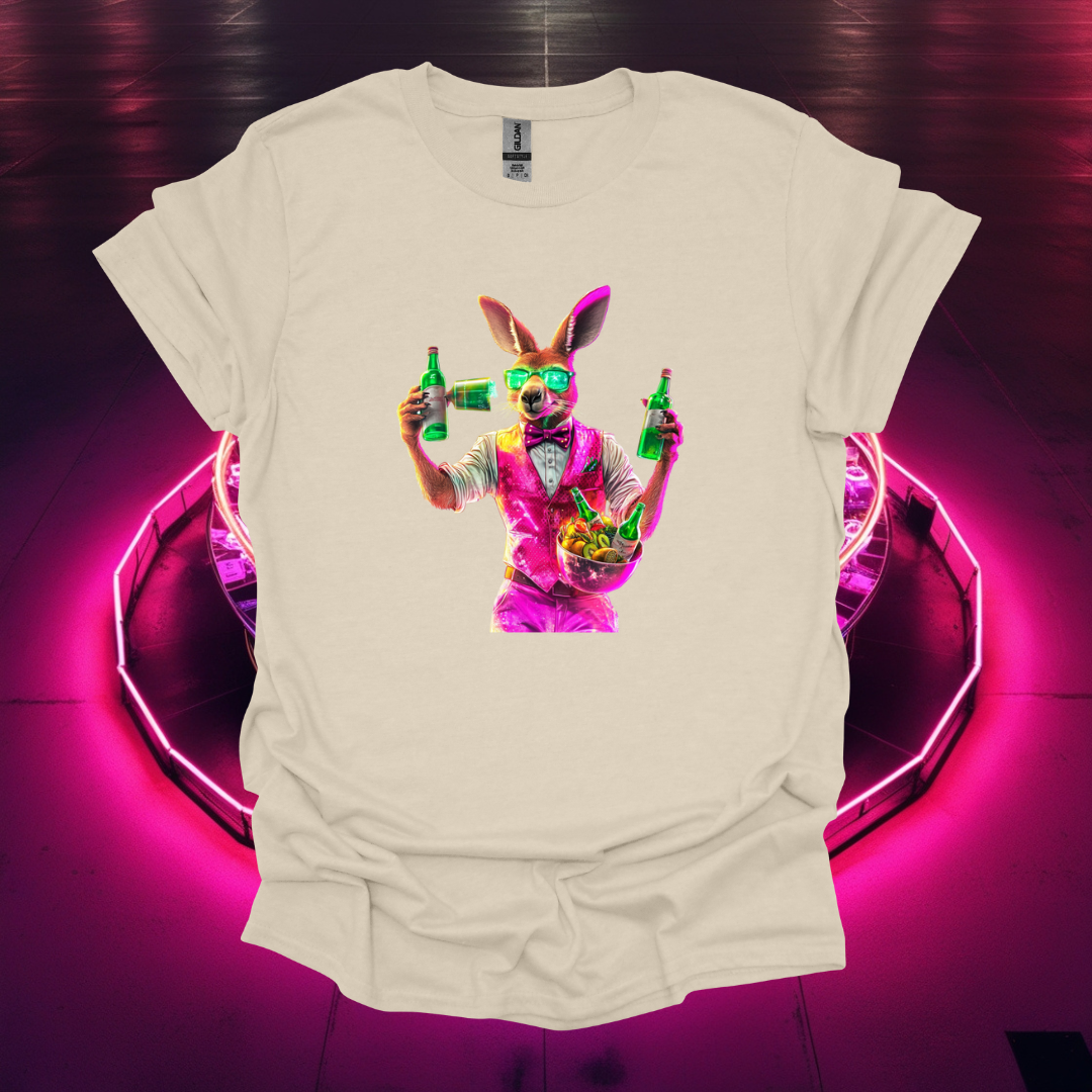 Party Bunny T-Shirt - Unisex Softstyle Tee for Fun Celebrations