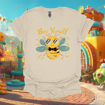 Bee Yourself Unisex Softstyle T-Shirt - Cute Bee Graphic Tee