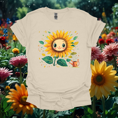 Cute Sunflower Unisex T-Shirt - Perfect for Nature Lovers and Garden Enthusiasts