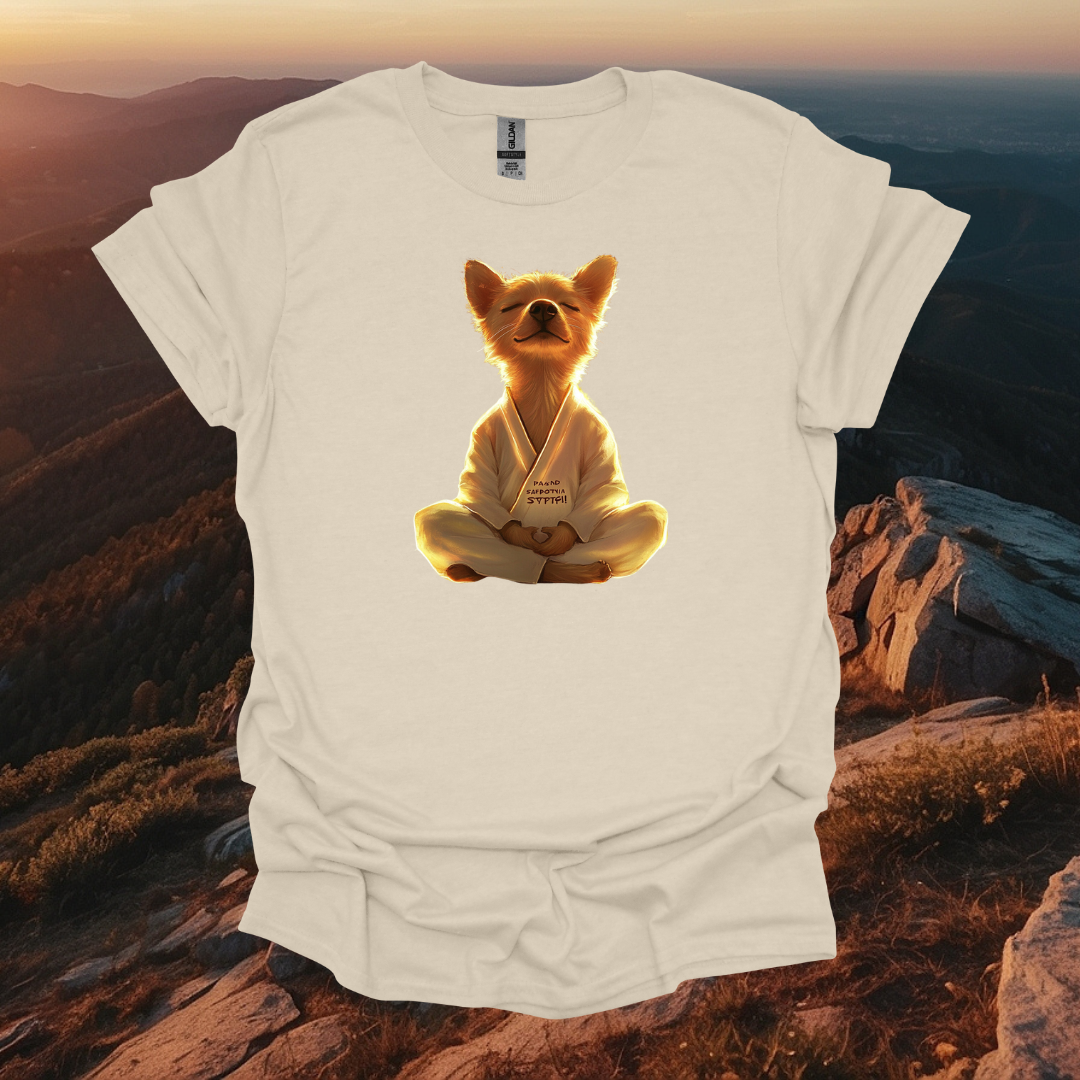 Master, Pupp Unisex Softstyle T-Shirt - Cute Pet Meditation Tee