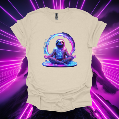 Chill Sloth Meditation Unisex Softstyle T-Shirt