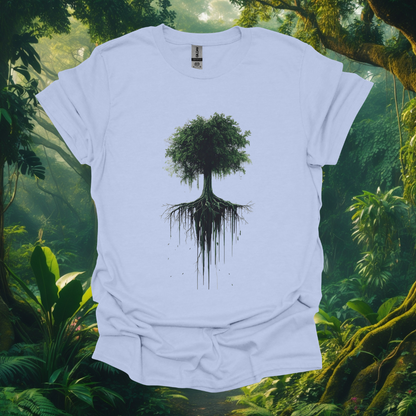 Eco-Inspired Unisex Softstyle T-Shirt with Tree Design