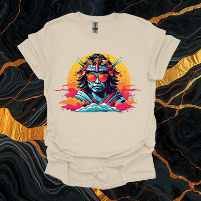 Retro Samurai Graphic T-Shirt for Relaxed Styles