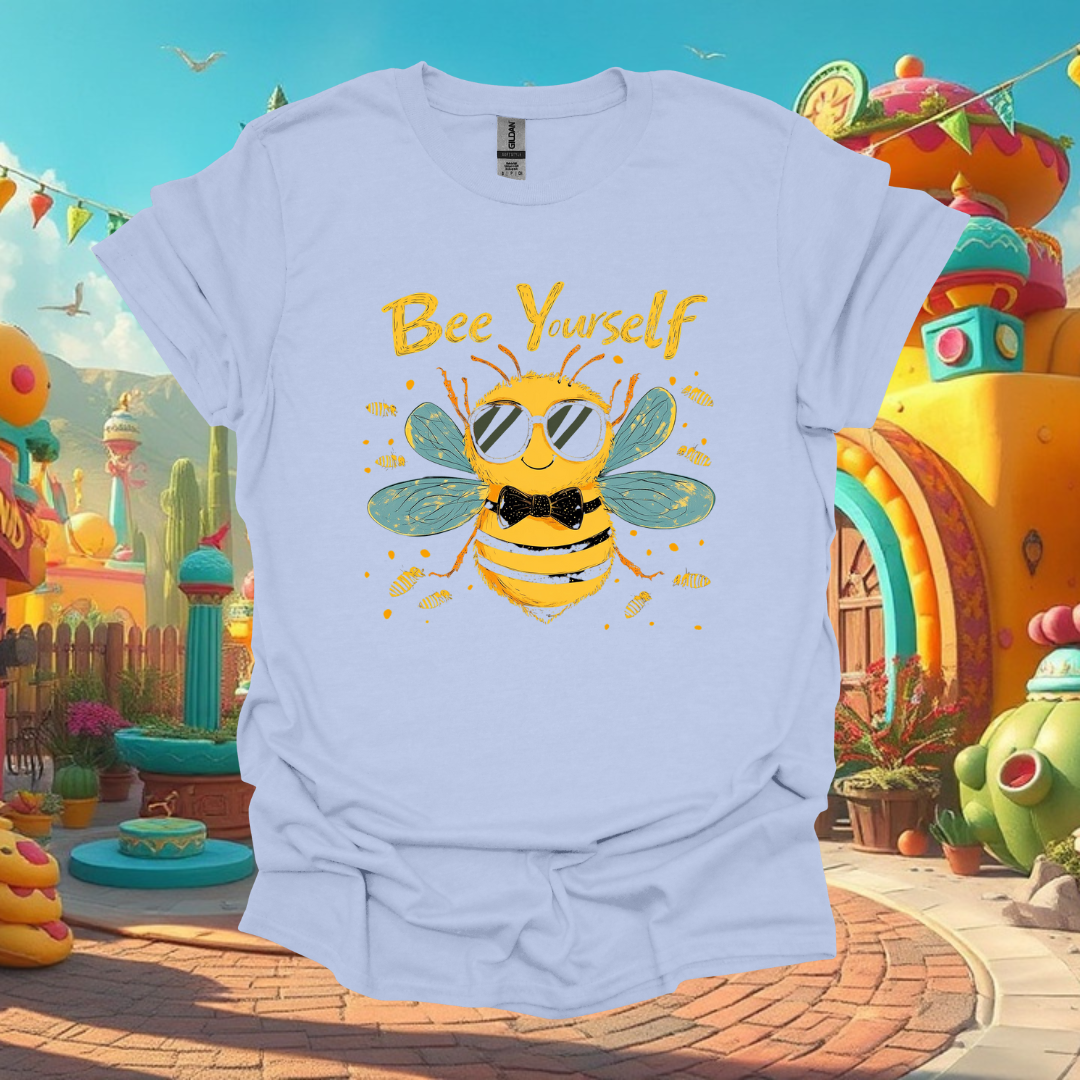 Bee Yourself Unisex Softstyle T-Shirt - Cute Bee Graphic Tee