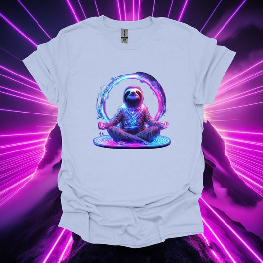 Chill Sloth Meditation Unisex Softstyle T-Shirt