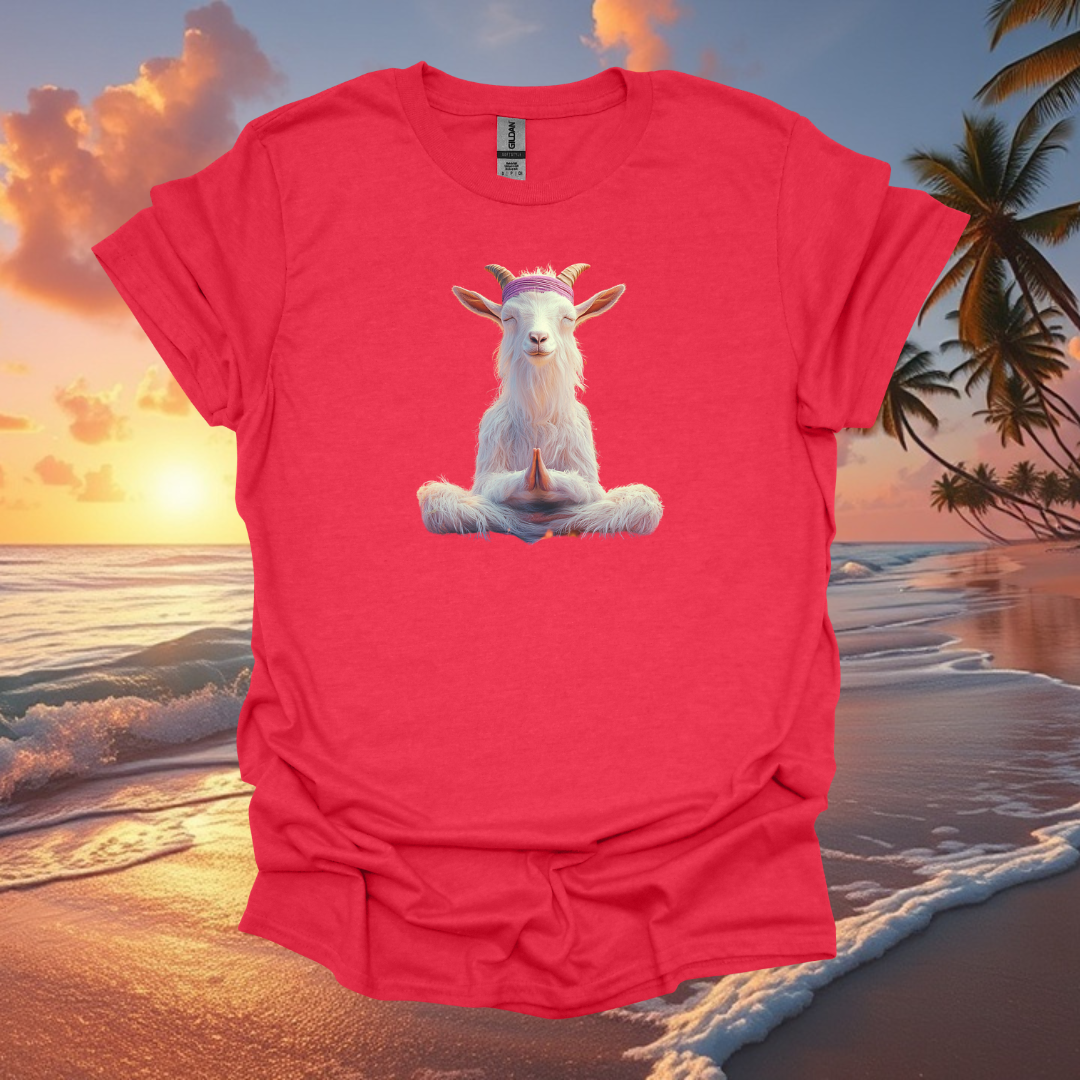 Goat  Yoga. Unisex Softstyle T-Shirt - Perfect for Yoga Lovers