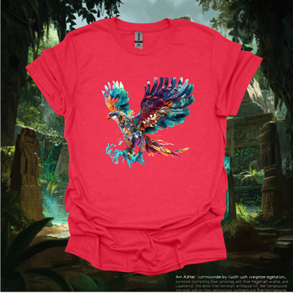 Colorful Eagle Graphic Unisex Softstyle T-Shirt