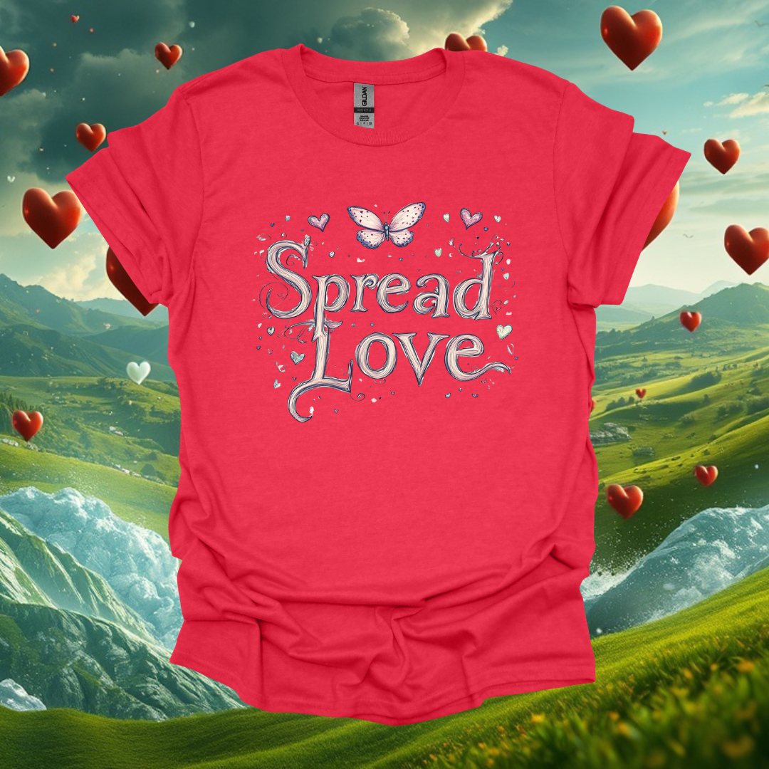 Spread Love Unisex Softstyle T-Shirt - Eco-Friendly Casual Wear